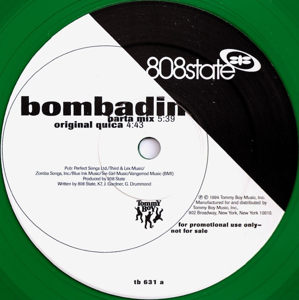 808 State - Bombadin | Tommy Boy (tb 631) - 2 808 State - Bombadin | Tommy Boy (tb 631) - 2