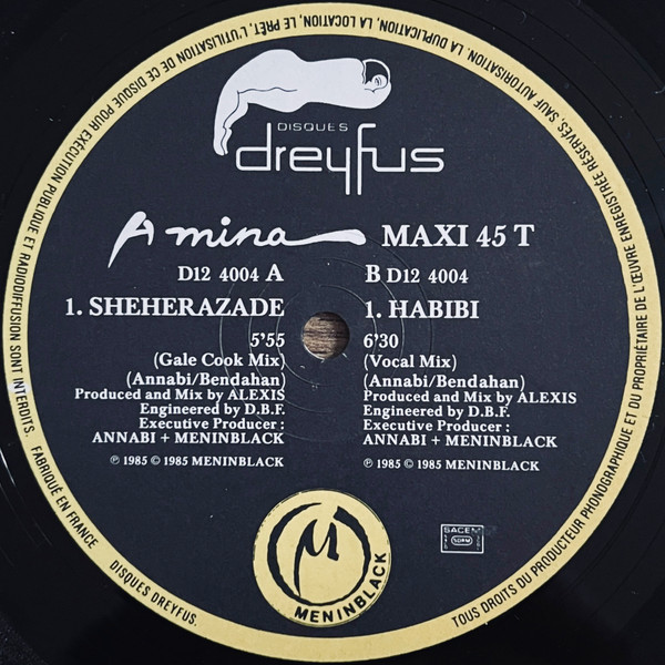 Amina - Sheherazade | Disques Dreyfus (D12 4004) - 3 Amina - Sheherazade | Disques Dreyfus (D12 4004) - 3