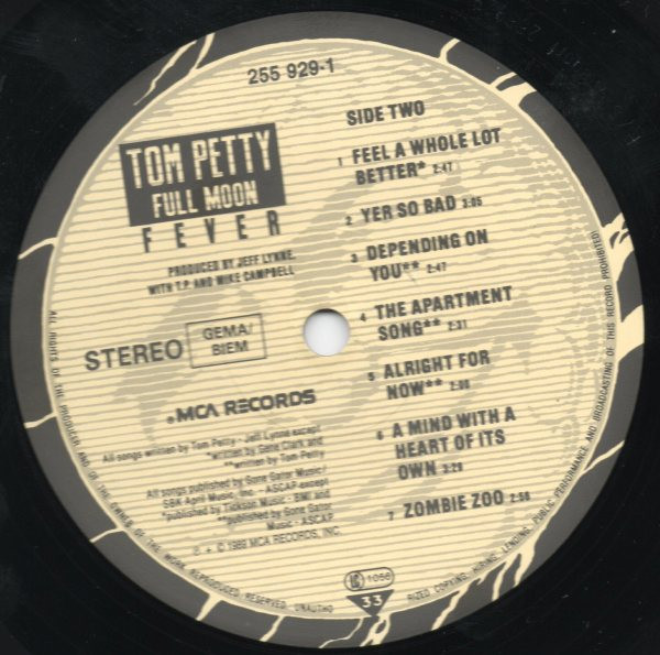 Tom Petty - Full Moon Fever | MCA Records (255 929-1) - 4