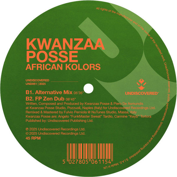 Kwanzaa Posse - African Kolors | Undiscovered (UND061) - 2