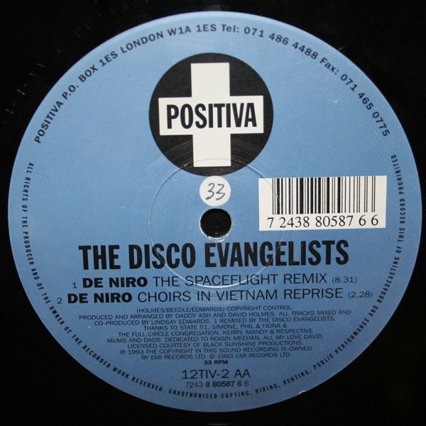 The Disco Evangelists - De Niro | Positiva (12 TIV 2) - 3