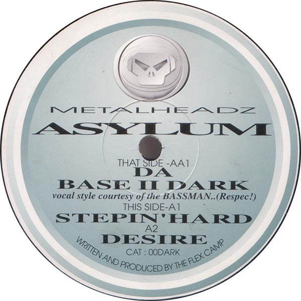 Asylum - Stepin'Hard / Desire / Da Base II Dark | Metalheadz (00DARK) - main