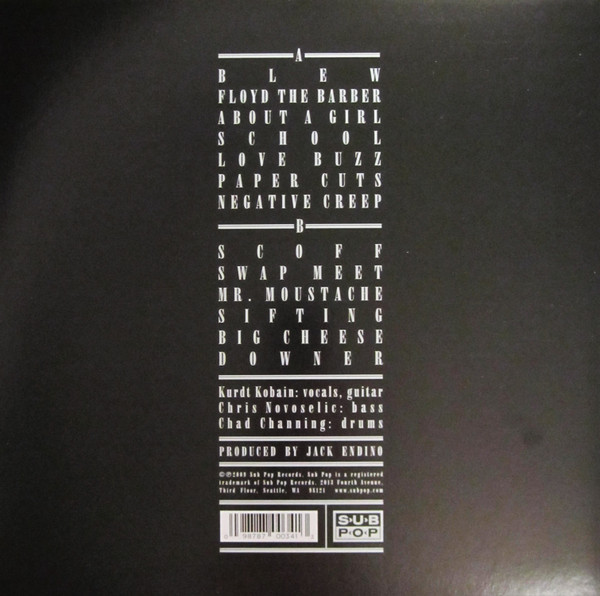 Nirvana - Bleach | Sub Pop (SP 034) - 2