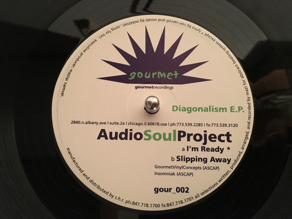Audio Soul Project - Diagonalism E.P. | Gourmet Recordings (gour_002)