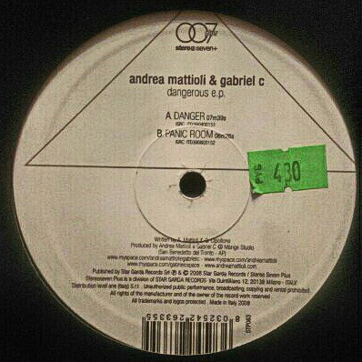 Andrea Mattioli & Gabriel C - Dangerous E.P. | Stereo Seven Recording Studio (STP063)