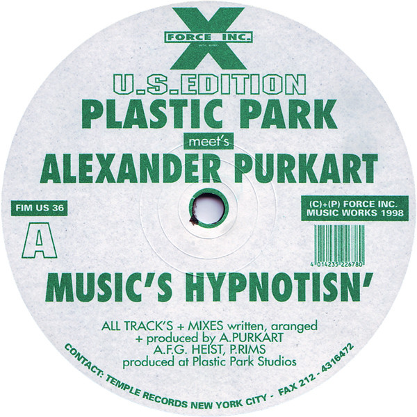 Plastic Park Meets Alexander Purkart - Music's Hypnotisn' | Force Inc. Music Works U.S.Edition (FIM US 36) - main