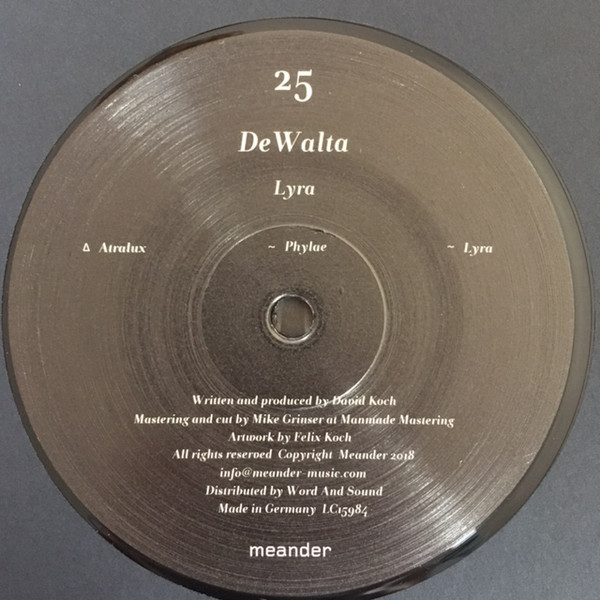DeWalta - Lyra | Meander (MEANDER 25) - 3