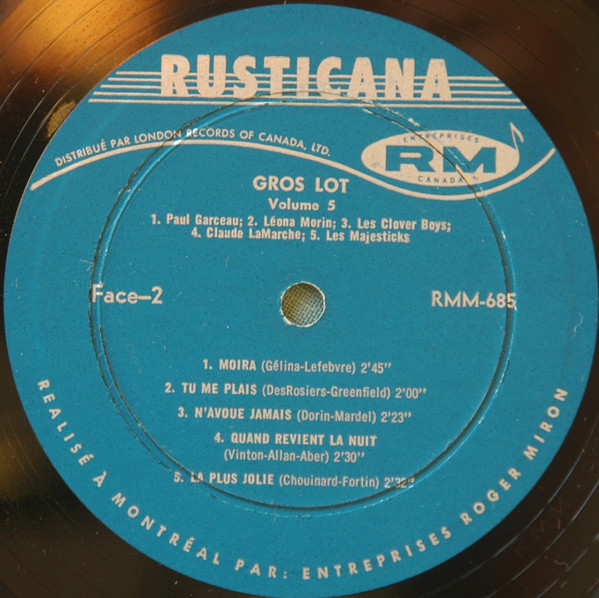 Various - Gros Lot, Vol.5 | Rusticana (RMM-685) - 4