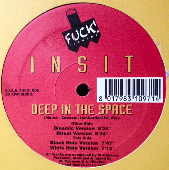 Insit - Deep In The Space | Fuck! Records (FUCK! 006) - main