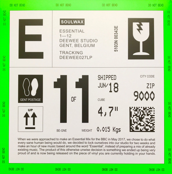 Soulwax - Essential | Deewee (DEEWEE027LP) - main