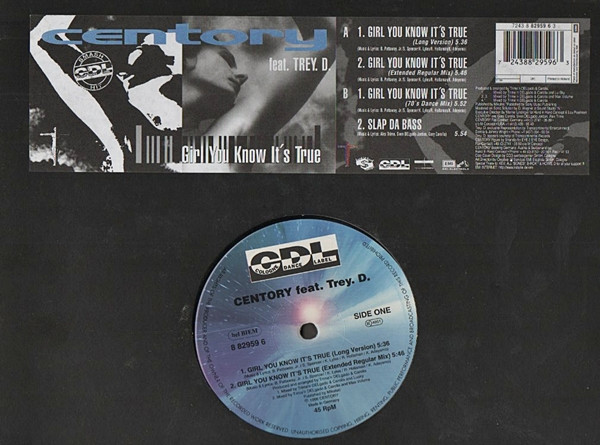 Centory Feat. Trey D. - Girl You Know It's True | EMI Electrola (8 82959 6)