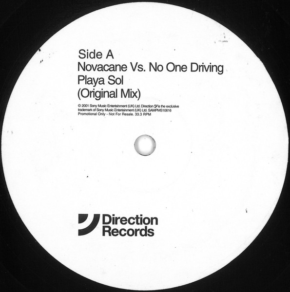 Novacane vs. No One Driving - Playa Sol | Direction Records (SAMPMS10616) - 3