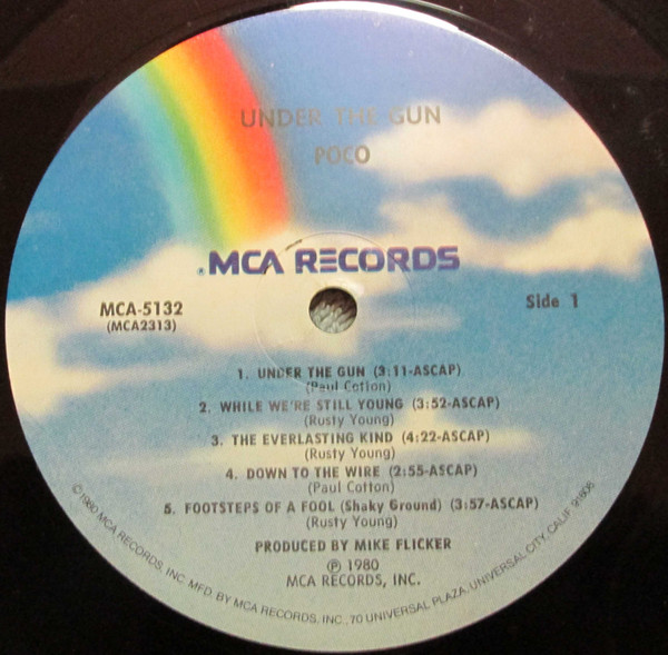 Poco - Under The Gun | MCA Records (MCA-5132) - 3