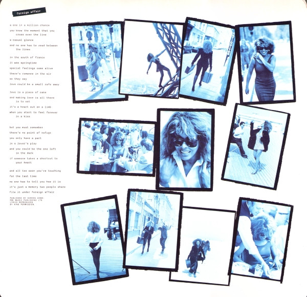 Tina Turner - Foreign Affair | Capitol Records (ESTU 2103) - 3