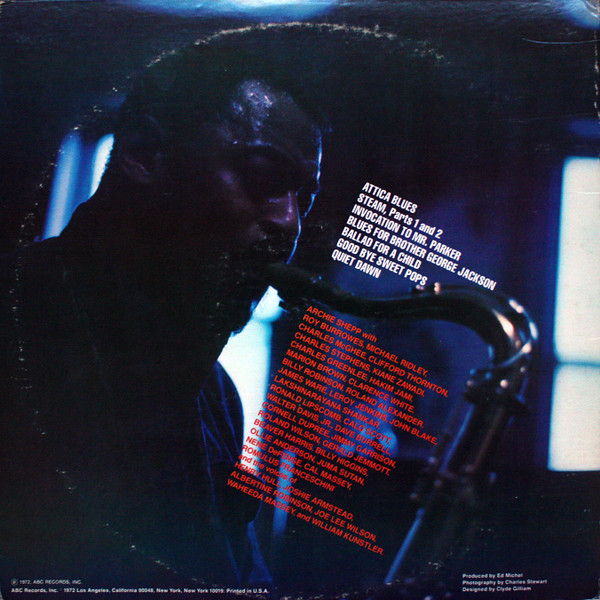 Archie Shepp - Attica Blues | Impulse! (AS-9222) - 2