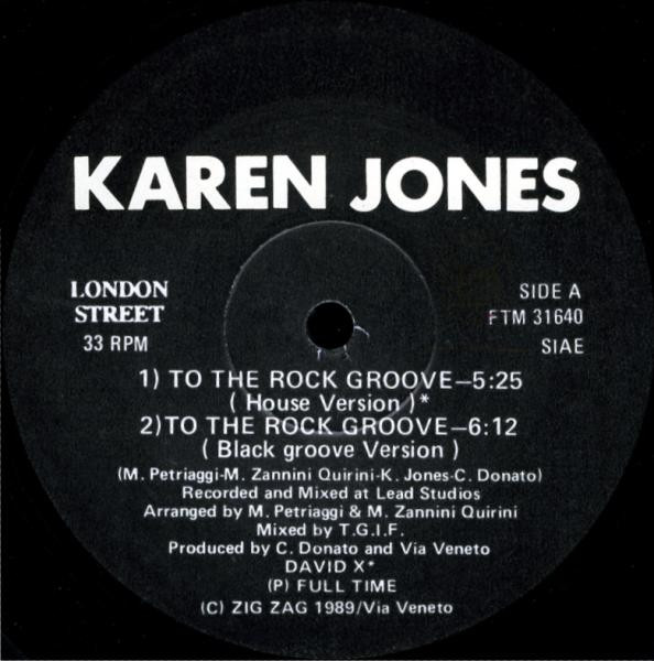 Karen Jones - To The Rock Groove | London Street (FTM 31640) - 3
