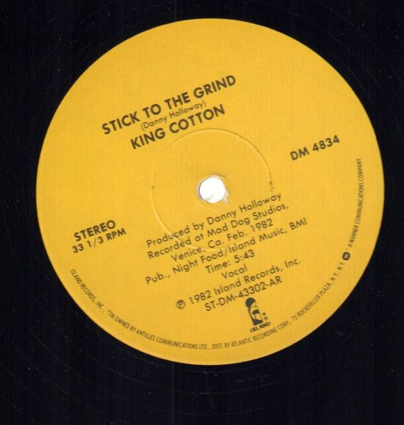 King Cotton - Stick To The Grind / Beyond Uranus | Island Records (DM 4834)