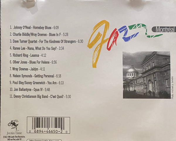 Various - Jazz Montreal | Justin Time (JR 6650-2) Various - Jazz Montreal | Justin Time (JR 6650-2)
