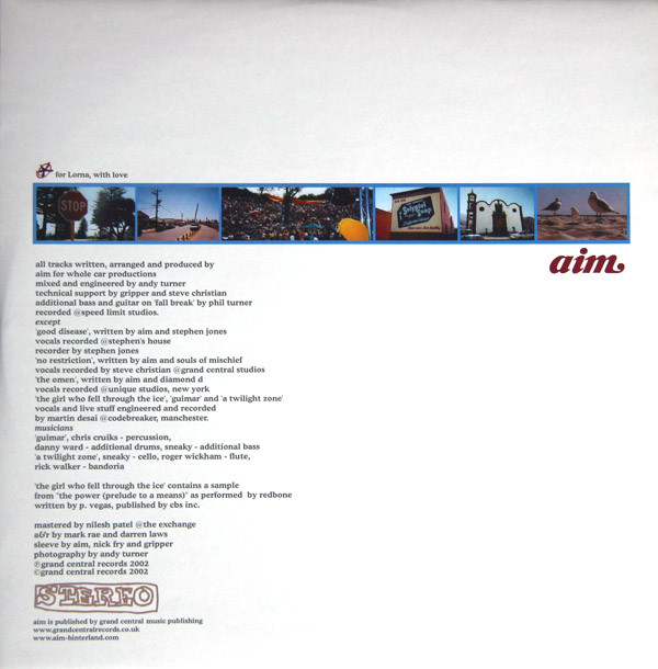 Aim - Hinterland | Grand Central Records (GCLP112) - 3