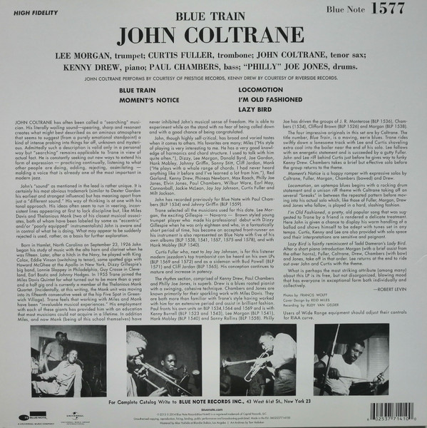 John Coltrane - Blue Train | Blue Note (1577) - 2