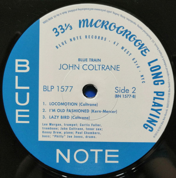 John Coltrane - Blue Train | Blue Note (1577) - 4