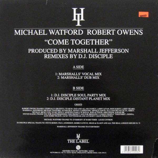 Michael Watford & Robert Owens - Come Together | Hard Times The Label (HT 003) - 2