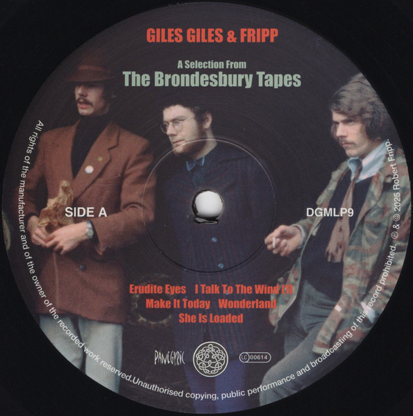Giles, Giles And Fripp With Ian McDonald & Judy Dyble - A Selection From The Brondesbury Tapes | Discipline Global Mobile (DGMLP9) - 3