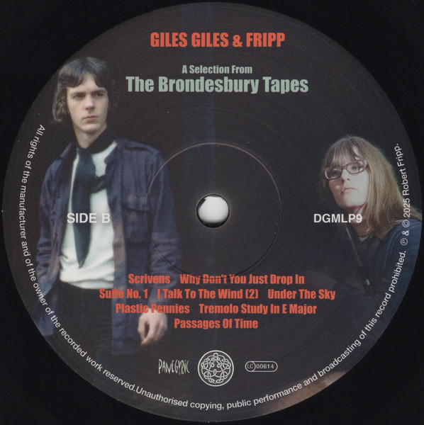 Giles, Giles And Fripp With Ian McDonald & Judy Dyble - A Selection From The Brondesbury Tapes | Discipline Global Mobile (DGMLP9) - 4