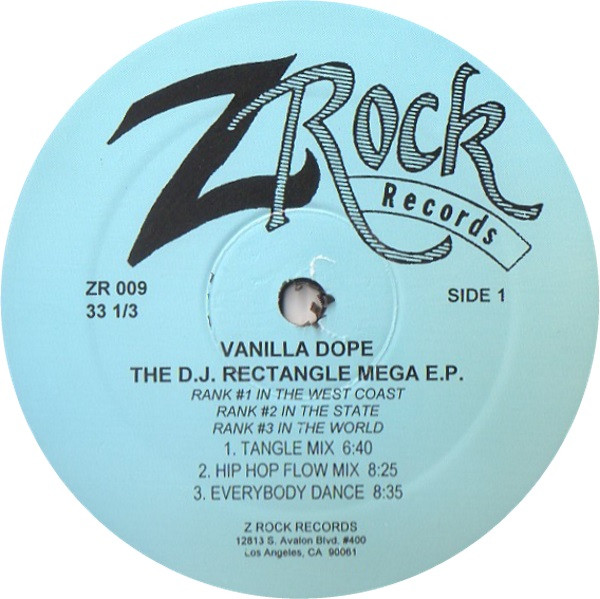 DJ Rectangle - Vanilla Dope (The D.J. Rectangle Mega E.P.) | Z Rock Records (ZR 009) - main