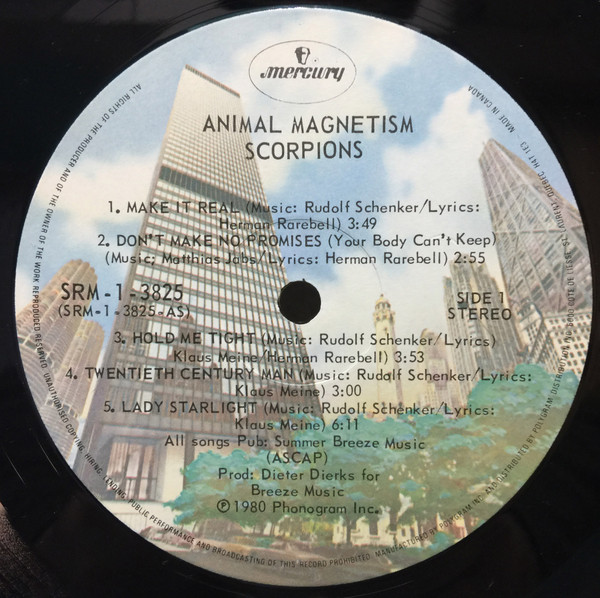 Scorpions - Animal Magnetism [Vinyl] | Mercury (SRM 1-3825) - 4