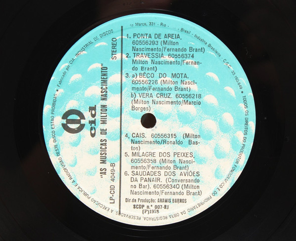 Talento Brasileiro - As Musicas De Milton Nascimento | CID (4049) - 4