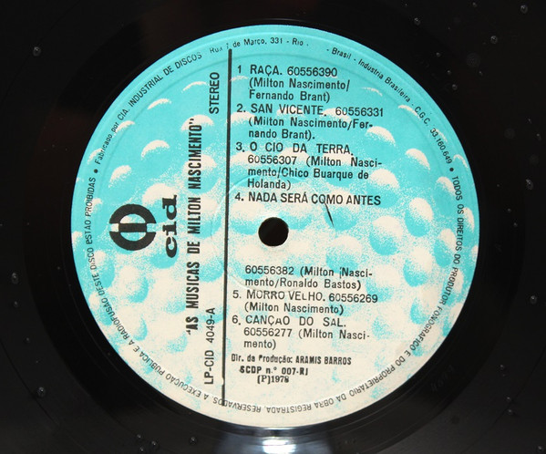 Talento Brasileiro - As Musicas De Milton Nascimento | CID (4049) - 3