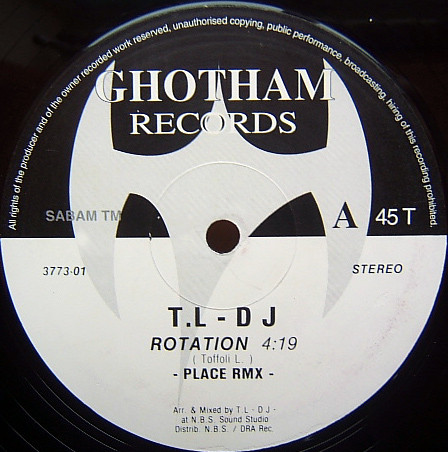 T. L - D J - Rotation | Ghotham Records (3773-01)