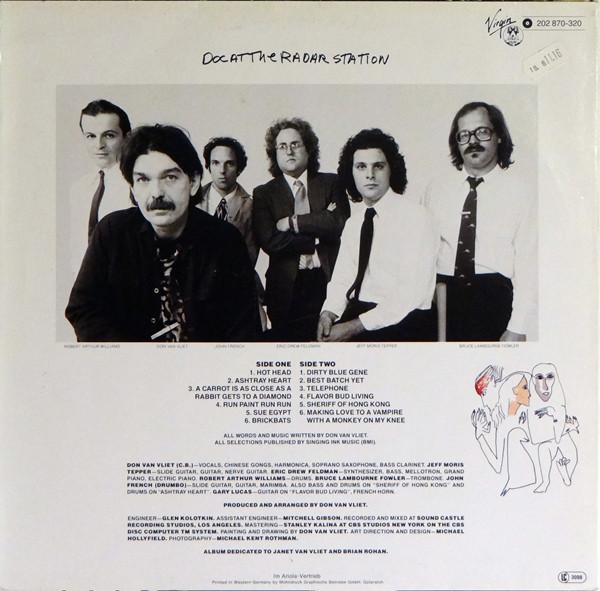 Captain Beefheart And The Magic Band - Doc At The Radar Station | Virgin (202 870-320) - 2