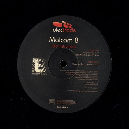 Malcom B - Old Instrument | Electrade (Electrade 019) - 3