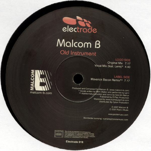 Malcom B - Old Instrument | Electrade (Electrade 019) - main