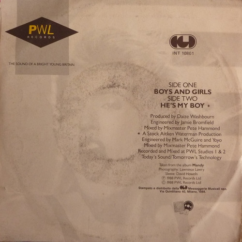 Mandy Smith - Boys And Girls | CGD (INT 10801) - 2 Mandy Smith - Boys And Girls | CGD (INT 10801) - 2