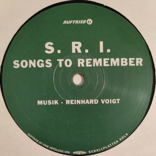 S.R.I. - Songs To Remember | Auftrieb (AUFTRIEB 6)