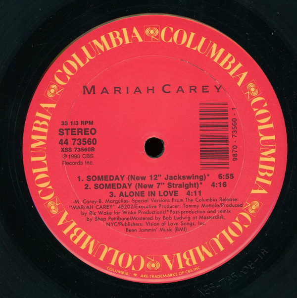 Mariah Carey - Someday | Columbia (44 73560) - 4