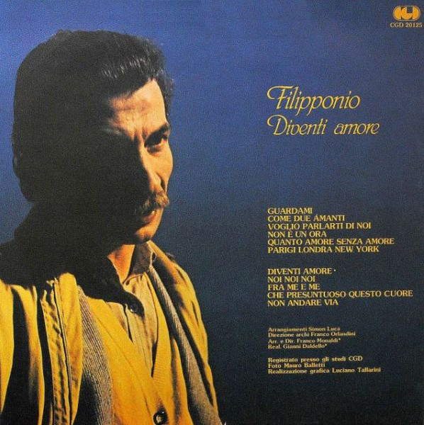 Filipponio - Diventi Amore | CGD (CGD 20125) - 2
