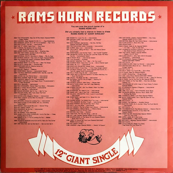 Candido - Jingo (A Special Remixed Disco Version) | Rams Horn Records (RHR 3245) - 4