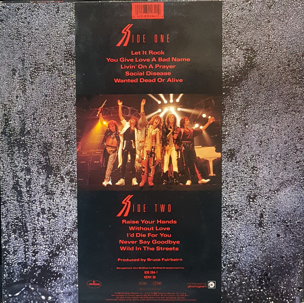 Bon Jovi - Slippery When Wet | Mercury (830 264-1) - 2