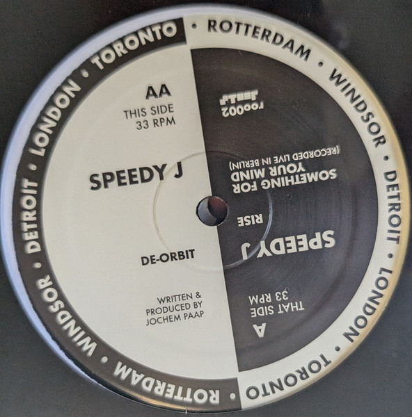 Speedy J - Rise | Roots (roo002) - main Speedy J - Rise | Roots (roo002) - main