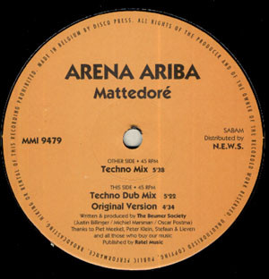 Arena Ariba - Mattedoré | Music Man Records (MMI 9479)