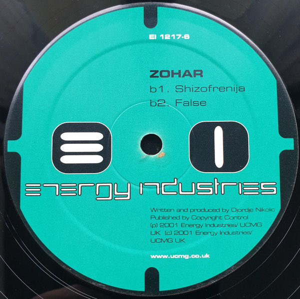 Zohar - The Real Story E.P. | Energy Industries (EI 1217-6) - 2