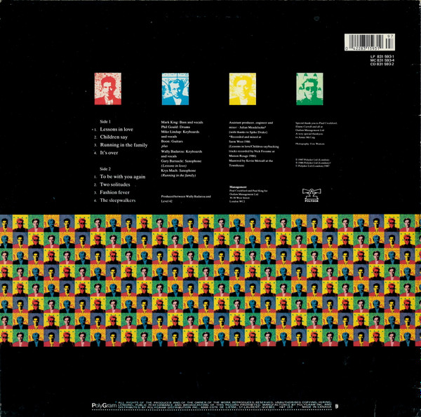 Level 42 - Running In The Family | Polydor (831 593-1) - 2