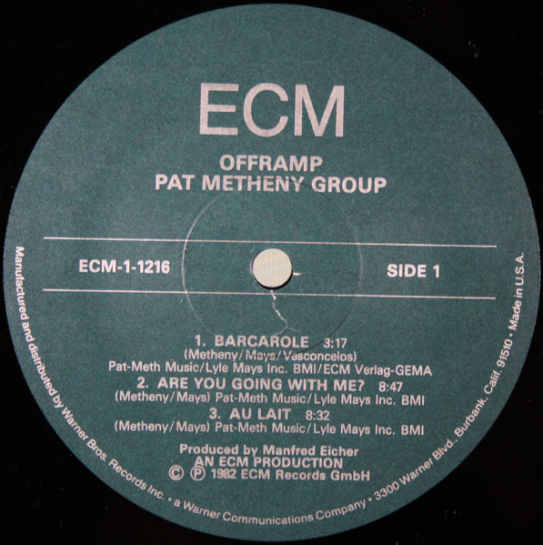 Pat Metheny Group - Offramp | ECM Records (ECM-1-1216) - 3