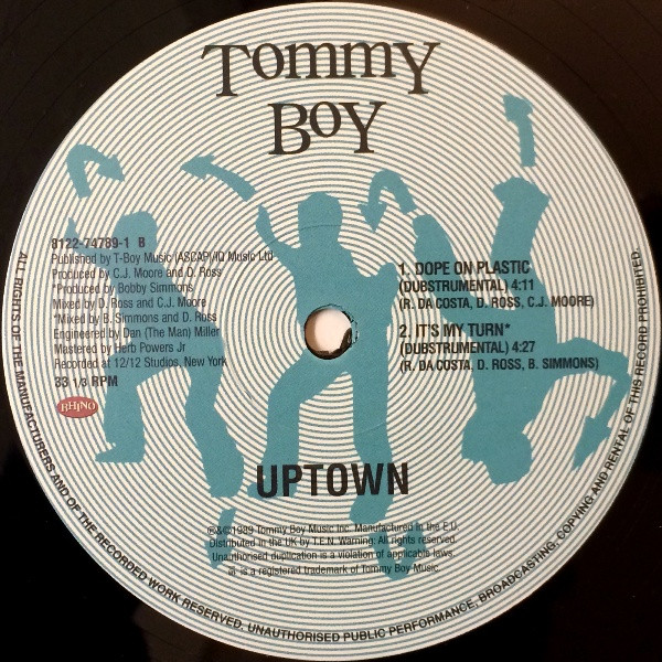 Uptown - Dope On Plastic / It's My Turn | Tommy Boy (8122 74789-1) - 4