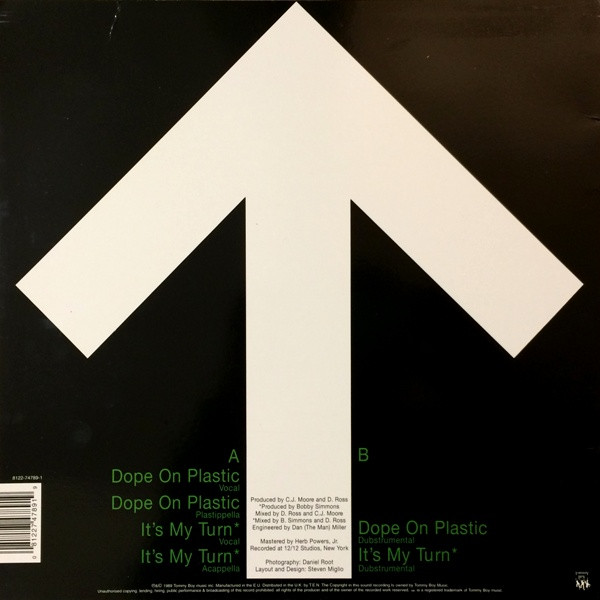 Uptown - Dope On Plastic / It's My Turn | Tommy Boy (8122 74789-1) - 2