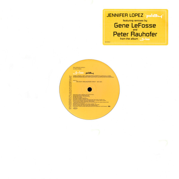 Jennifer Lopez - Play | Epic (EAS 16705)